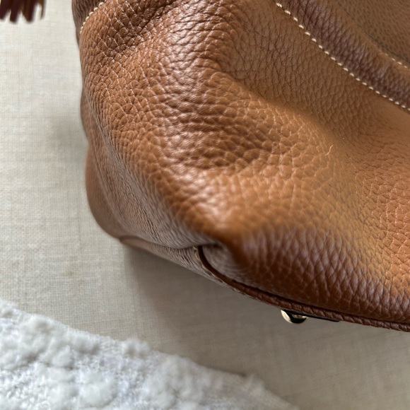 Dooney & Bourke Buckley Brown Leather Tote Bag